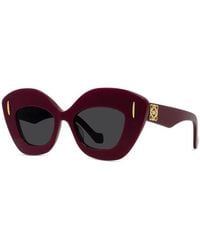 Loewe - Sunglasses Cat Eye Full Rim, Frame And Lens Lw40127F66A - Lyst