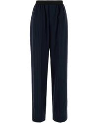 Balenciaga - Embroidered Wool Pant - Lyst