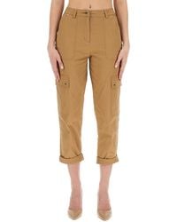 MICHAEL Michael Kors - Cargo Pants Organic Cotton Trousers - Lyst
