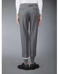 Thom Browne - Pantalon Classic Coupe Droite Fit 1 En Twill Super 120S Trousers - Lyst
