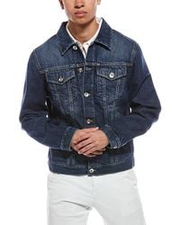 Brunello Cucinelli - Dark Denim Jacket - Lyst