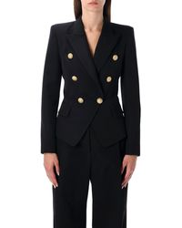 Balmain - Grain De Poudre 6-Button Tailored Jacket - Lyst