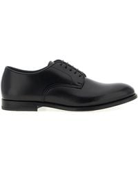 Doucal's - Brushed Calf Leather Oxford - Lyst