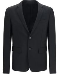 Fendi - Single-Breasted Kid Mohair Blazer - Lyst