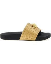 Versace - Glass Slides Shoe - Lyst