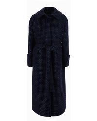Pinko - Wool Coat With Flap Pockets - Lyst