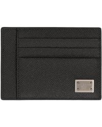 Dolce & Gabbana - Card Holder Calfskin Calf Wallets & Cardholders - Lyst