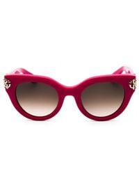 Roberto Cavalli - Roberto Cavalli Src065M Cat-Eye Frame Sunglasses - Lyst