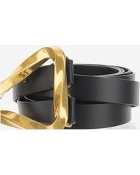Bottega Veneta - Belt Grasp Leather Calfskin - Lyst