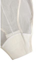 Dolce & Gabbana - Sheer Nylon Bodysuit Halterneck Underwear Elastane Silk Clothing - Lyst