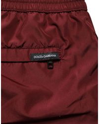 Dolce & Gabbana - Polyester Drawstring Shorts Swimwear - Lyst