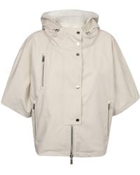 Moorer - Lightweight Short-Sleeved Hooded Jacket - Lyst