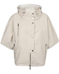 Moorer - Lightweight Short-Sleeved Hooded Jacket - Lyst