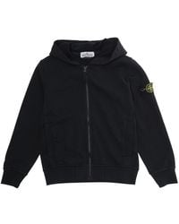 Stone Island - Kids Hoodie Cotton Hoods & Sweatshirts - Lyst