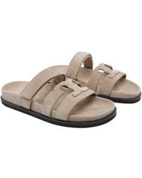 Tory Burch - Sandals Suede Leather/Rubber Sole - Lyst