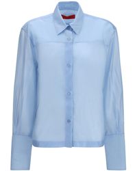 THE LATEST - Codie Lightweight Muslin Shirt - Lyst
