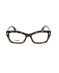 Fendi - Square Frame Glasses - Lyst