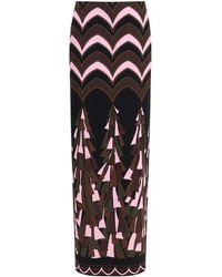 PUCCI - Fitted Long Skirt Polyamide; Elastane - Lyst