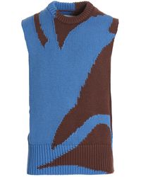 Jil Sander - Cotton Sleeveles Sweater Clothing - Lyst