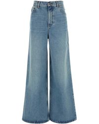 Chloé - Denim Wide-Leg Jeans - Lyst