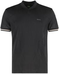 BOSS - Techno Fabric T-Shirt Polyester T-Shirts - Lyst