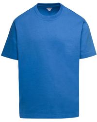 Bottega Veneta - Light E Basic Crewneck T-shirt In Cotton Jersey - Lyst