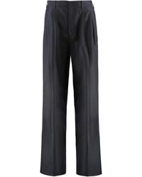 Maison Margiela - Chino Trousers Cotton Wide-Leg - Lyst