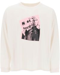 Maison Margiela - Long Sleeved T Shirt With Print - Lyst