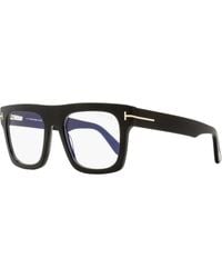 Tom Ford - Square Clip-On Eyeglasses Tf6068-B 001 53Mm Ft6068 Plastic (Acetate) - Lyst