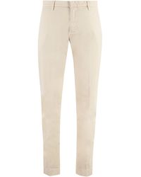 Hand Picked - Mantova Cotton Trousers - Lyst