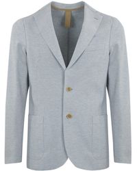 Eleventy - Single-Breasted Cotton Jacket - Lyst