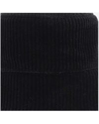 Jil Sander - Bucket Hat Cotton Velvet - Lyst