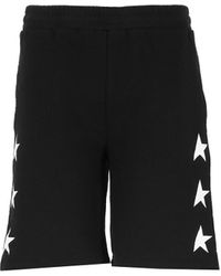 Golden Goose - Diego Star Collection Bermuda With Contrasting Stars - Lyst