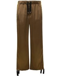 Versace - Jogger Pants With Drawstring And Barocco Bands - Lyst