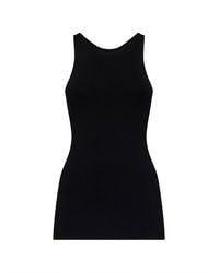 TOTEME - Tank Top Compact Knit Viscose - Lyst