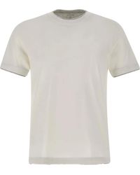 Eleventy - T-Shirt Giza Cotton - Lyst