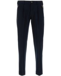 PT Torino - Dark Stretch Viscose Blend Pant - Lyst