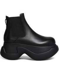 Marni - Round-toe Slip-on Ankle Boots - Lyst