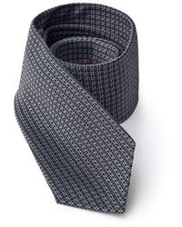 Jil Sander - Gray Silk Tie - Lyst