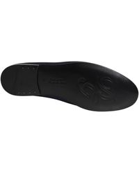 Dolce & Gabbana - Satin Logo Slip On Flats Loafers Shoes Leather - Lyst