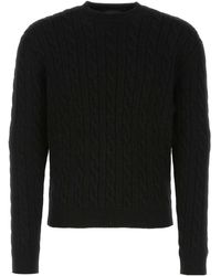Prada - Wool Blend Sweater - Lyst