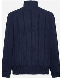 Brunello Cucinelli - Zip-Up Ribbed-Knit Jacket - Lyst