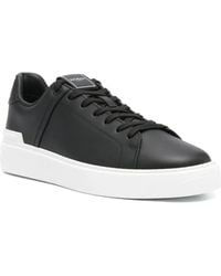 Balmain - B Court Logo Low Top Sneakers - Lyst