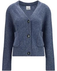 Allude - Cashmere V-Neck Cardigan Kashmir/Capra Hircus - Lyst