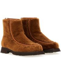 Hereu - Boot With Zipper Calf Leather - Lyst