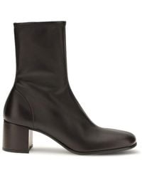 Prada - Stretch Nappa Leather Ankle Boots - Lyst