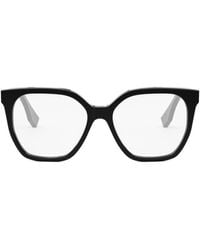 Fendi - Square Frame Glasses - Lyst