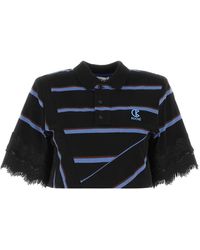 Koche - Embroidered Cotton Polo Shirt - Lyst