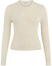 Maison Kitsuné - Cardigan Ribbed Crew-Neck Lycra Cardigans - Lyst