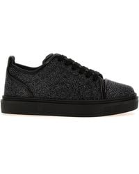 Christian Louboutin - Adolon Junior Panelled Leather Low-top Trainers - Lyst